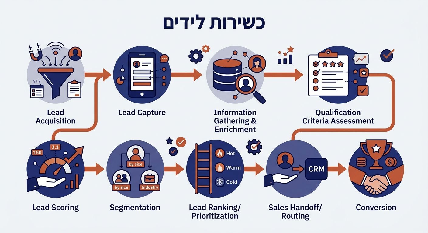 כשירות לידים - אינפוגרפיק