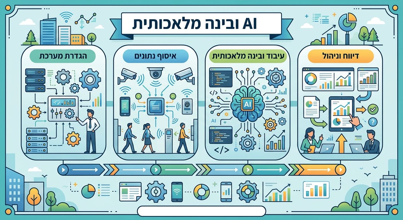 ניטור נוכחות AI - אינפוגרפיק