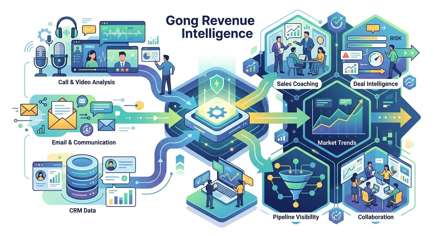 Gong Revenue Intelligence - אינפוגרפיק