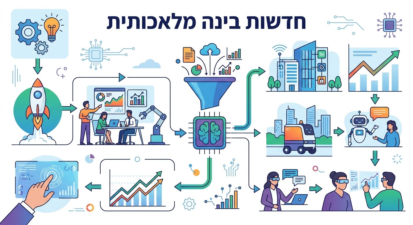 חדשות בינה מלאכותית - אינפוגרפיק