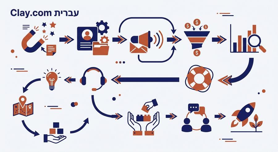 Clay.com עברית - אינפוגרפיק