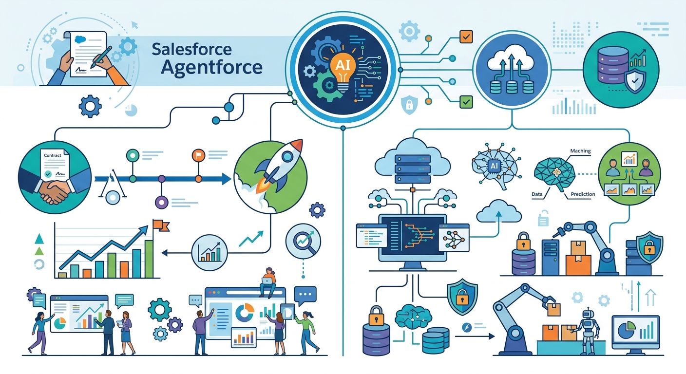 Salesforce Agentforce - אינפוגרפיק