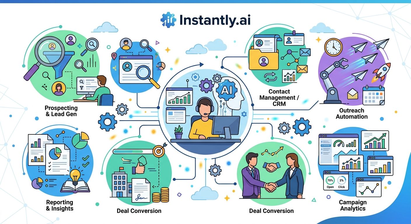 Instantly.ai - אינפוגרפיק