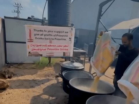 Food distribution in northern Gaza