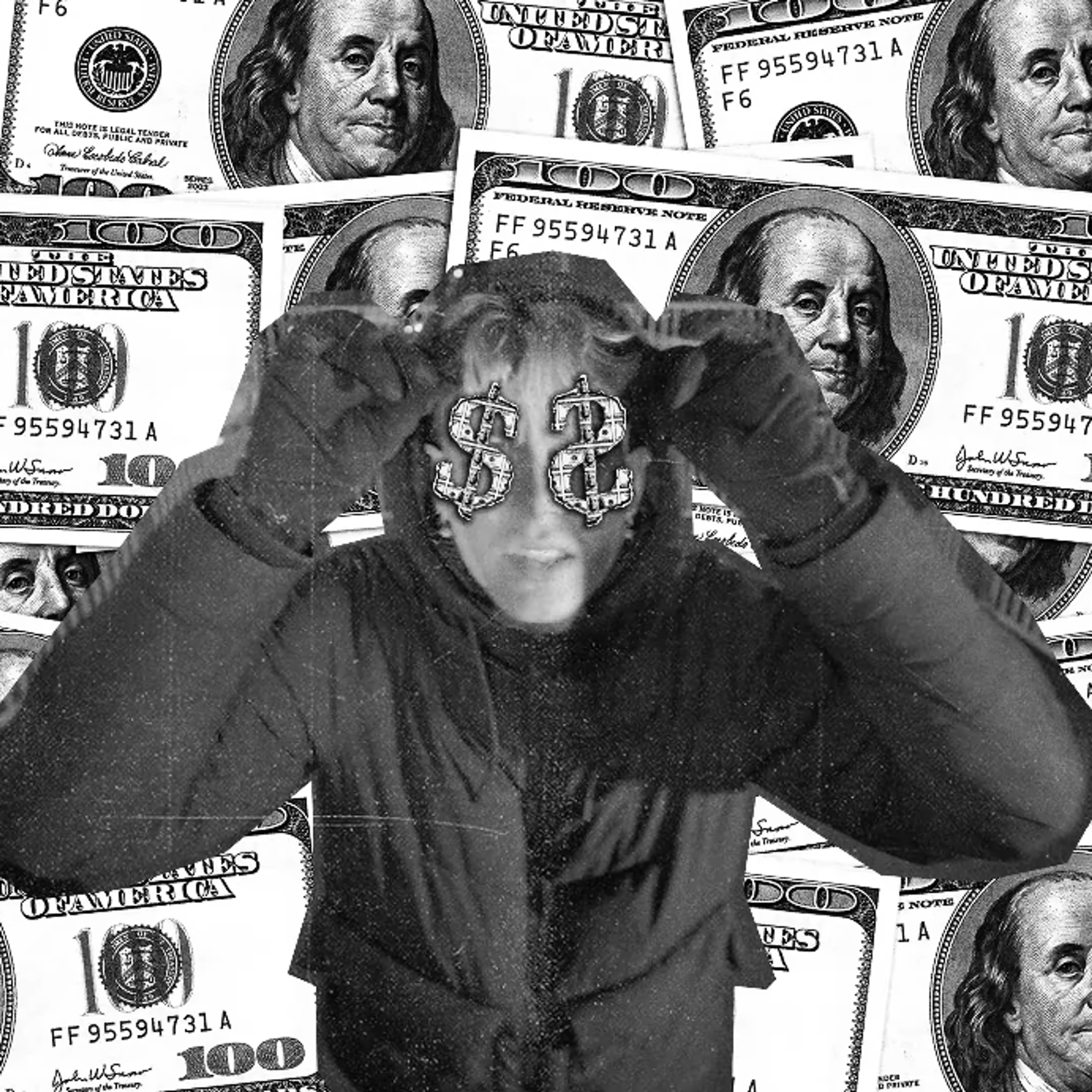 Collage en accord avec les propos du rappeur