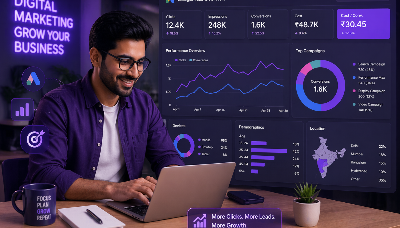 Google Ads for Small Businesses in India: Complete Beginner Guide (2026)