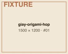 SỬA: Origami hộp giấy