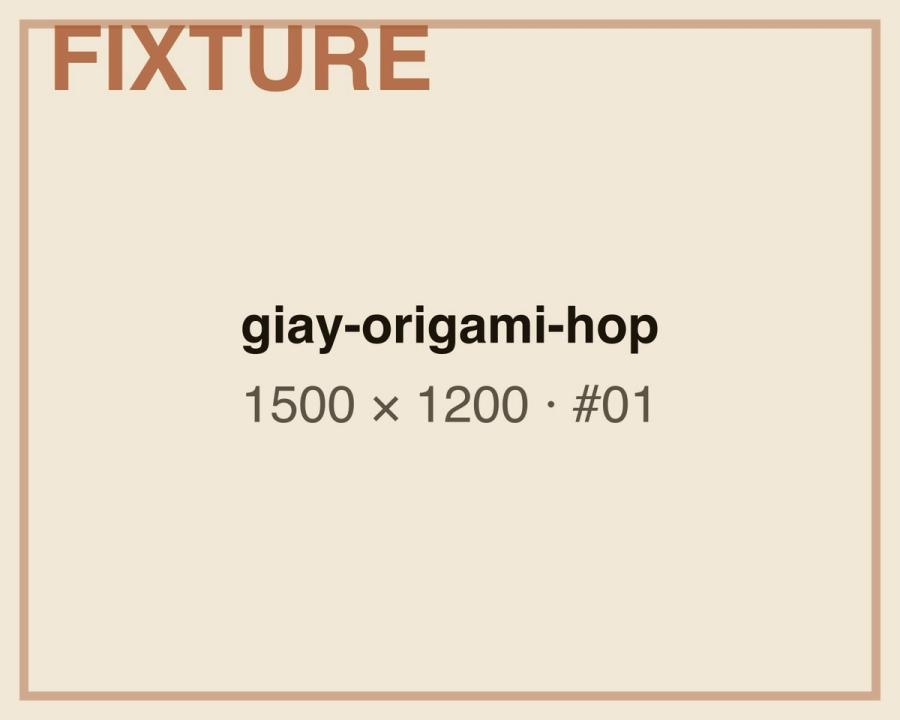 SỬA: Origami hộp giấy