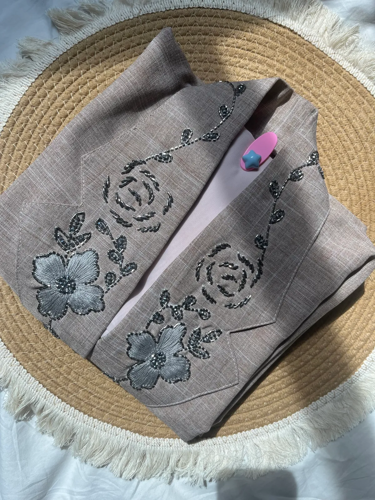 Rosevine Embroidered Abaya