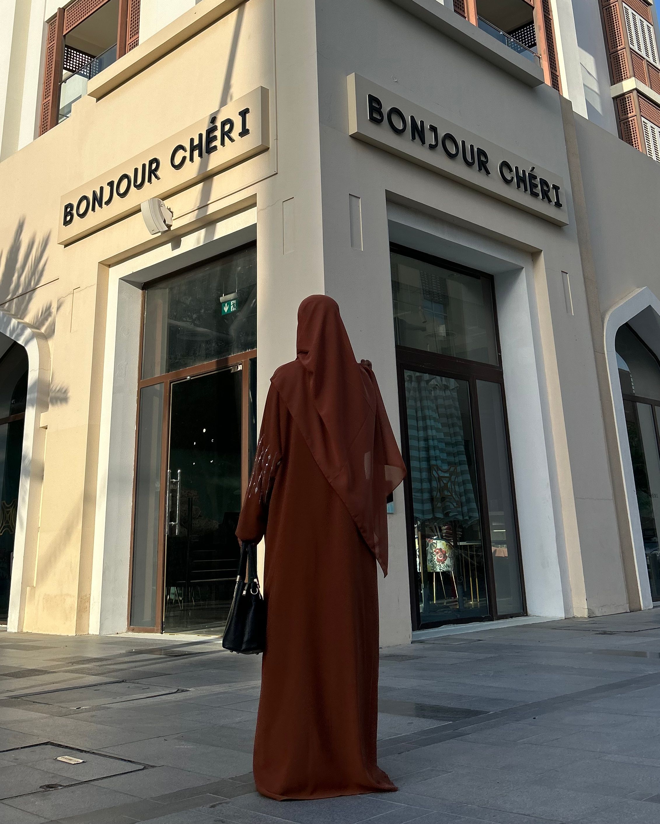 Orange Slice Abaya  - View 3