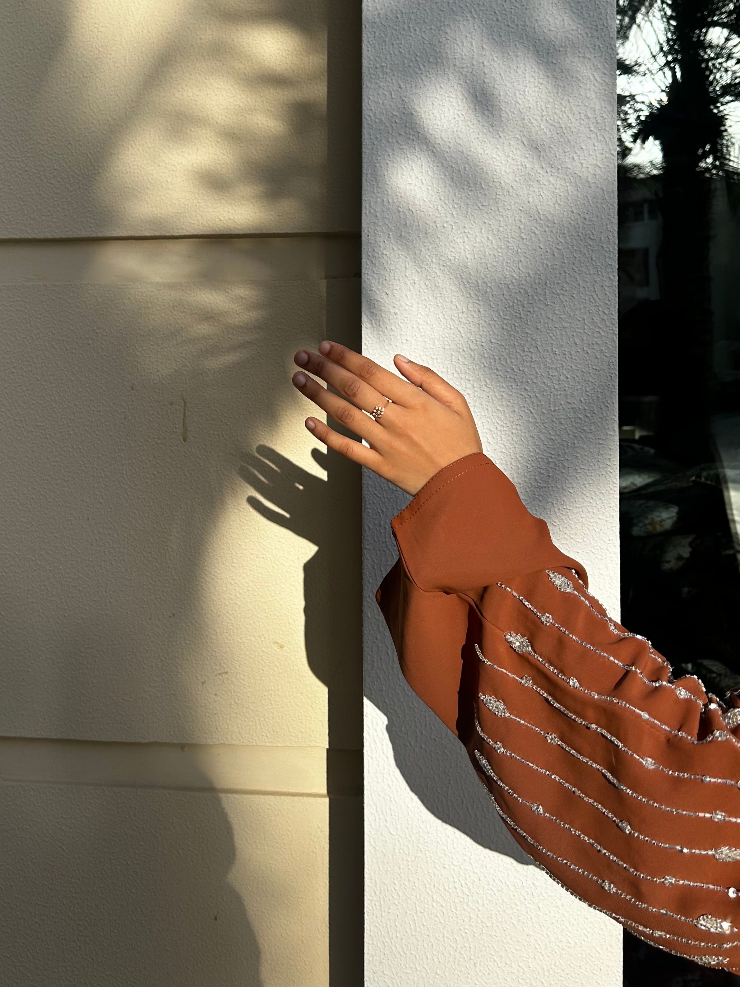 Orange Slice Abaya  - View 2