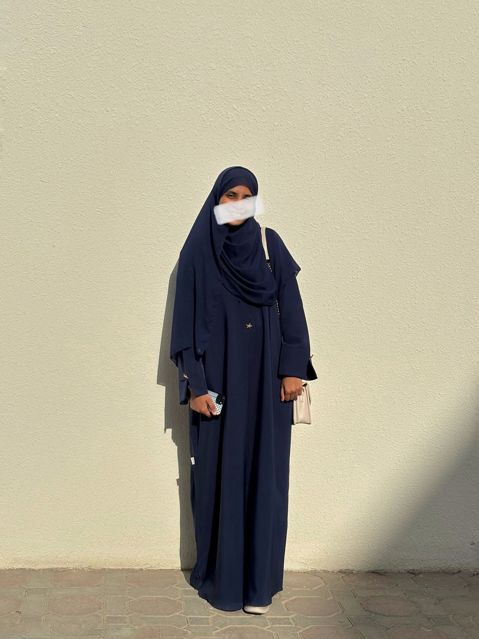 Starfish Wave Abaya - Midnight Navy