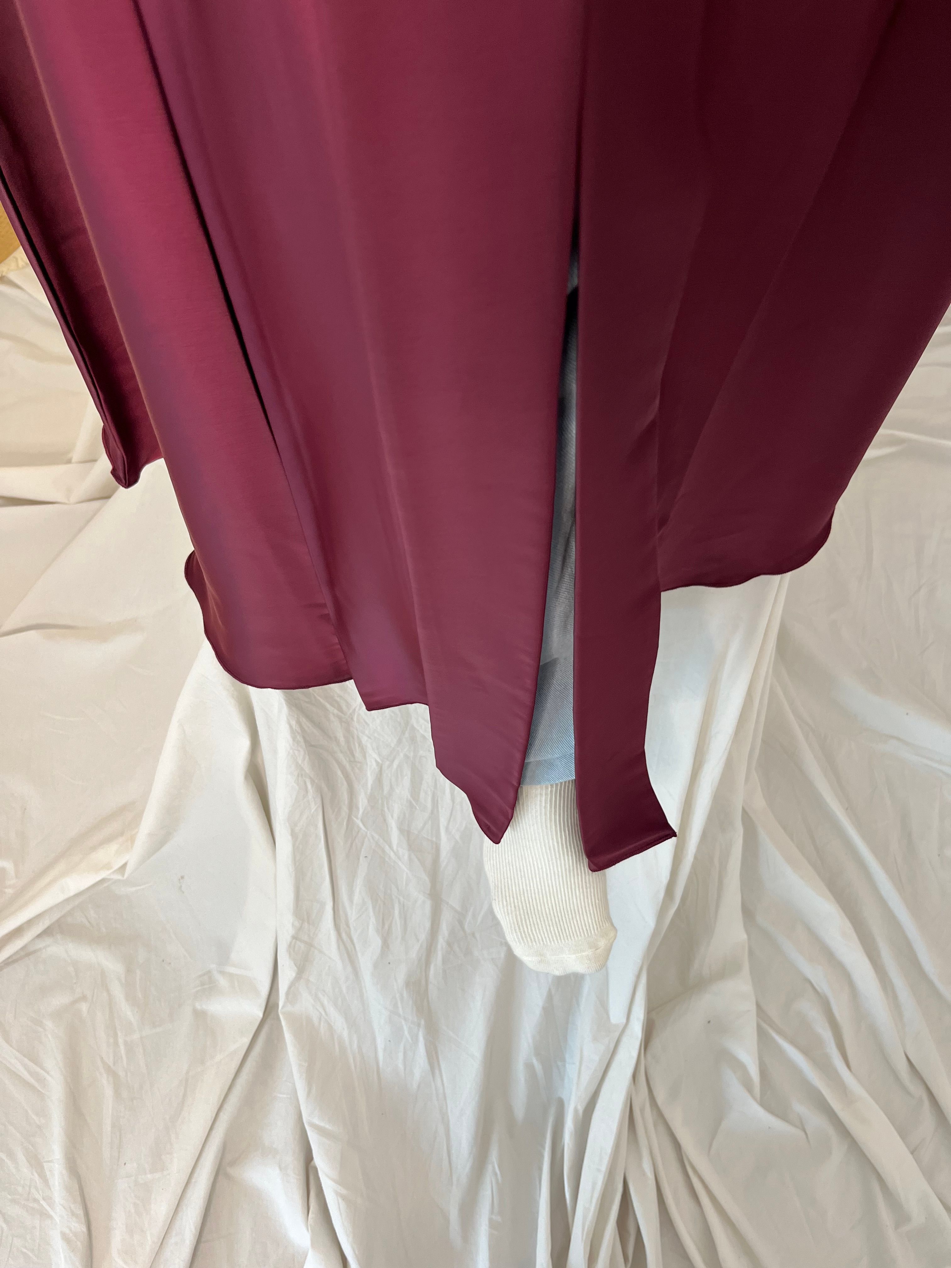 Premium Twilight Mulberry Abaya  - View 3