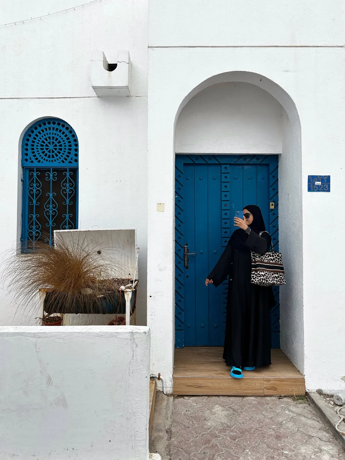 Black Bold Luxury Classic Abaya - View 6