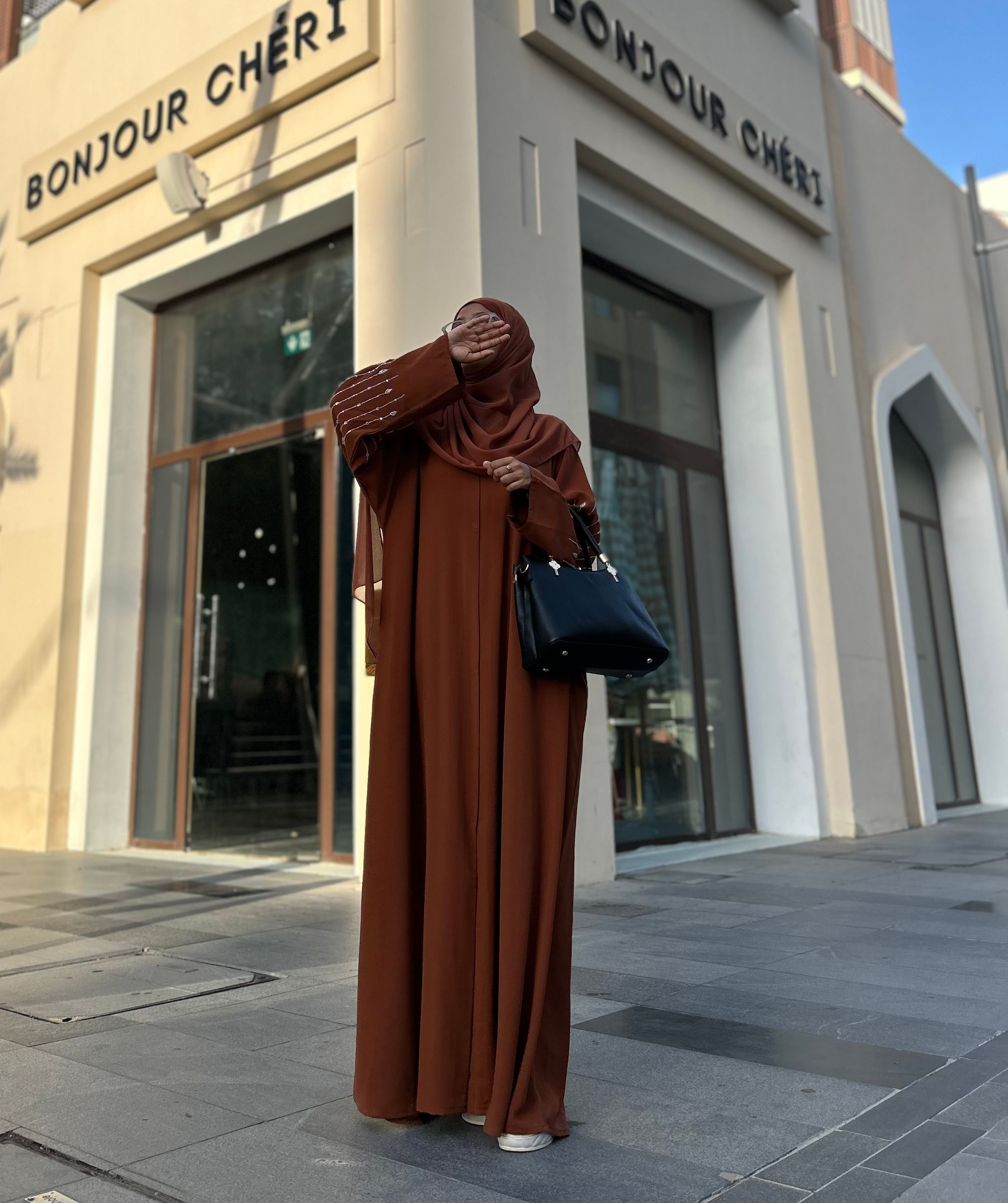 Orange Slice Abaya 