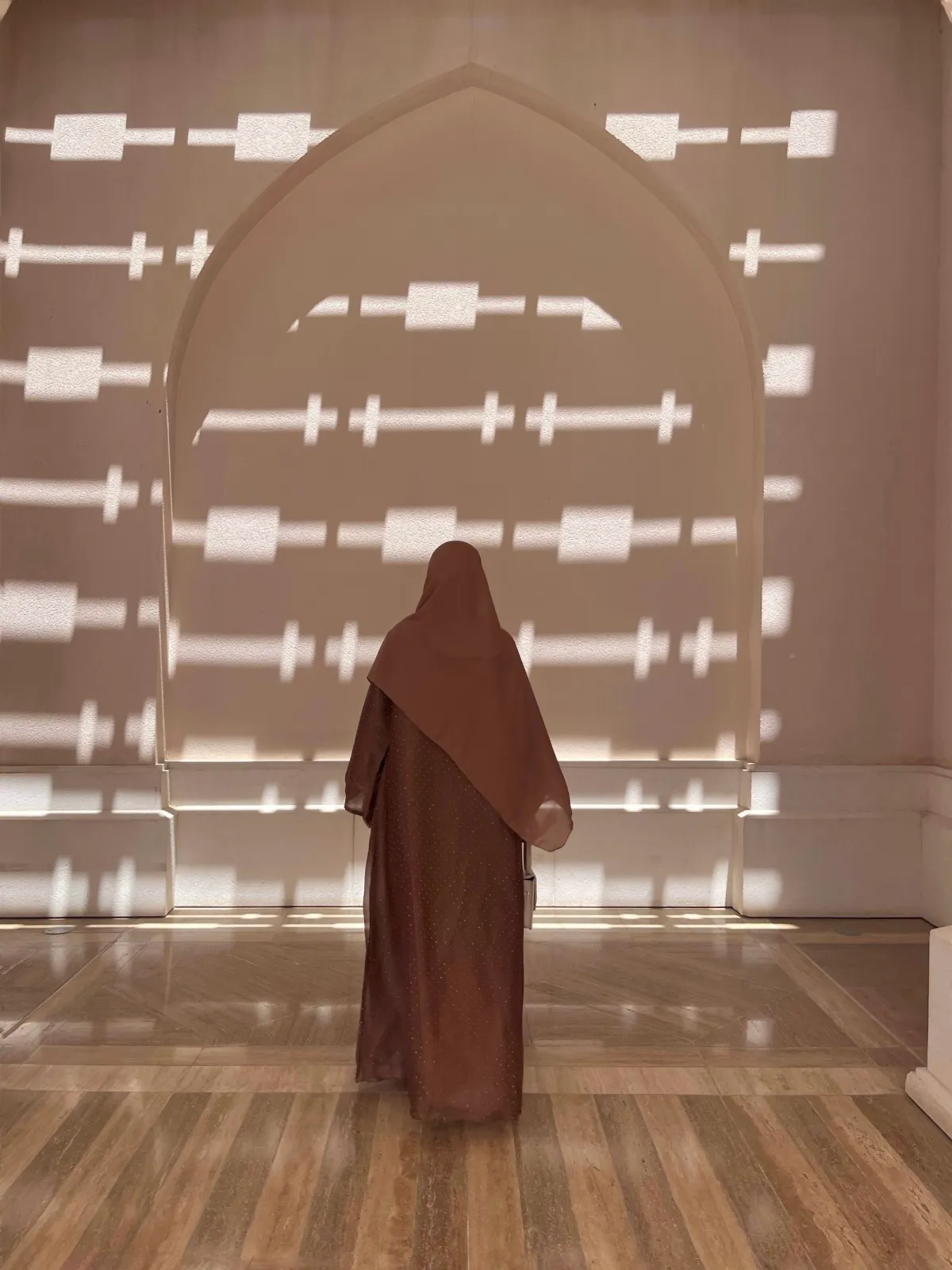 Organza Glitter Abaya - View 4