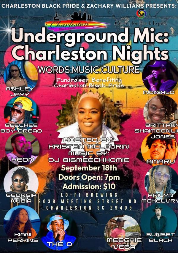 Charleston Black Pride Presents Underground Mic: Charleston Nights