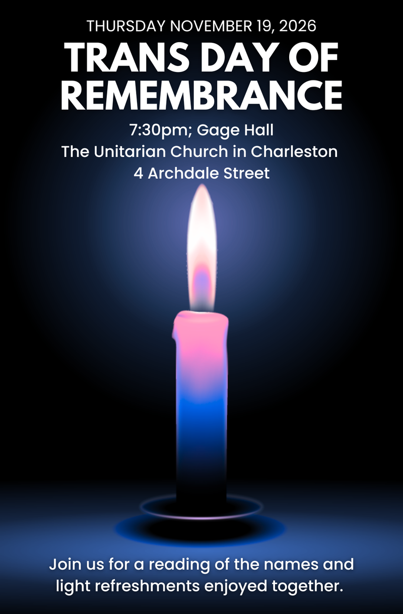 Trans Day of Remembrance with The Unitarian Church