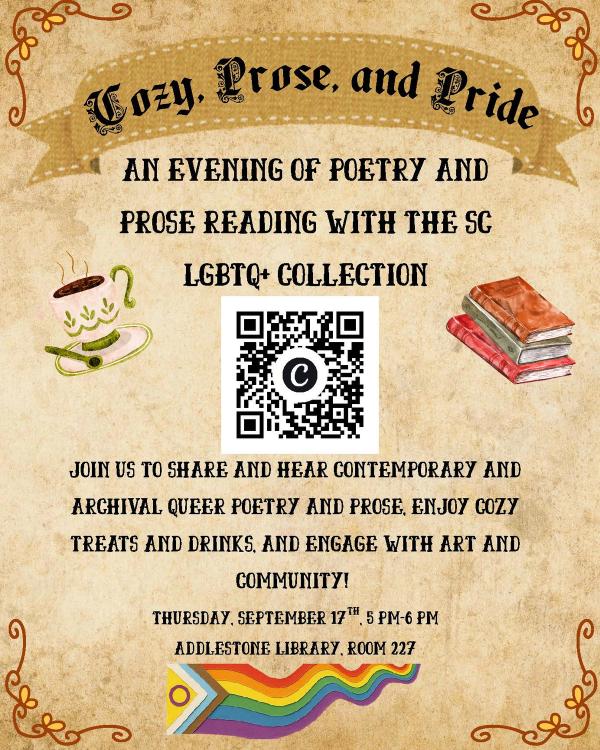 Cozy, Prose, and Pride with SC LGBTQ+ Collection
