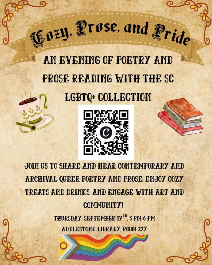 Cozy, Prose, and Pride with SC LGBTQ+ Collection