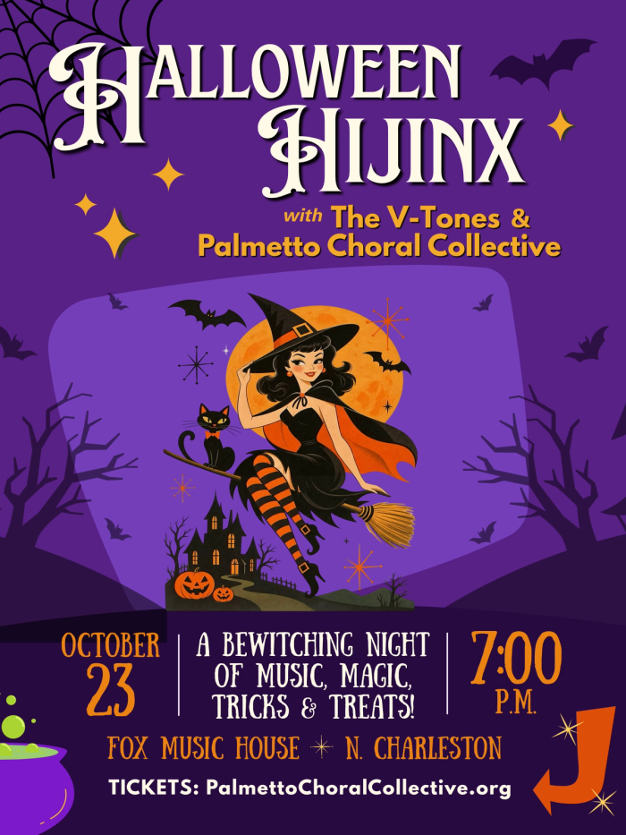 Palmetto Choral Collective presents a Halloween Hijinx Concert with The V-Tones