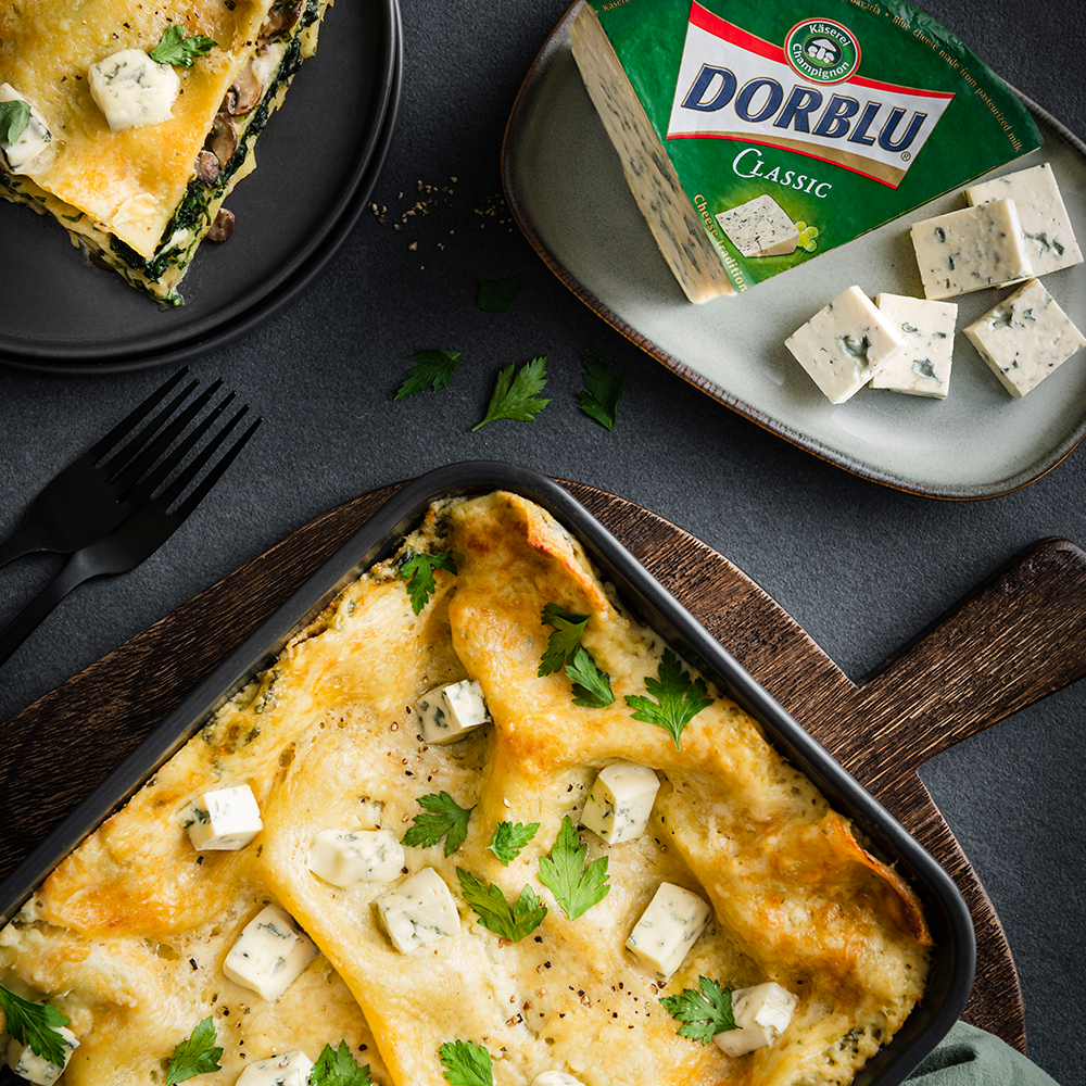 Lasagna with Mushrooms