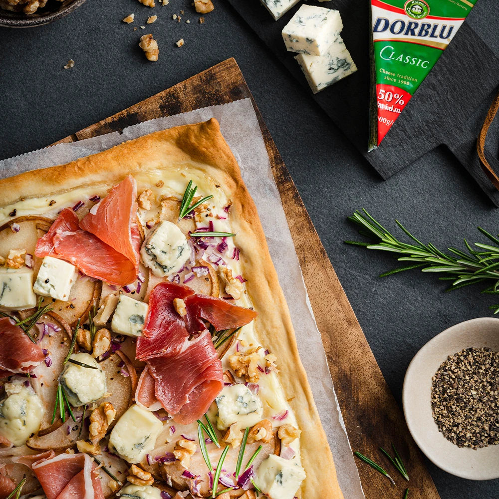 Tarte Flambée with DORBLU