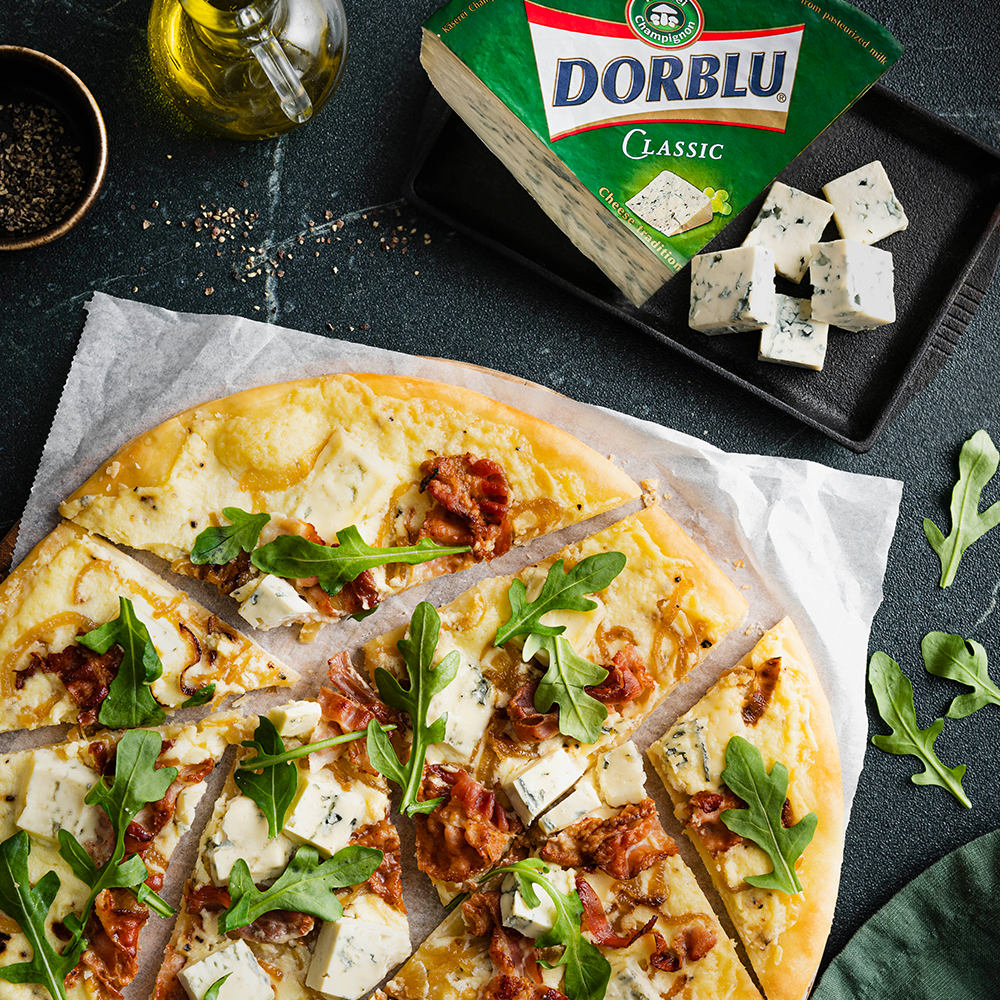 Pizza with DORBLU 