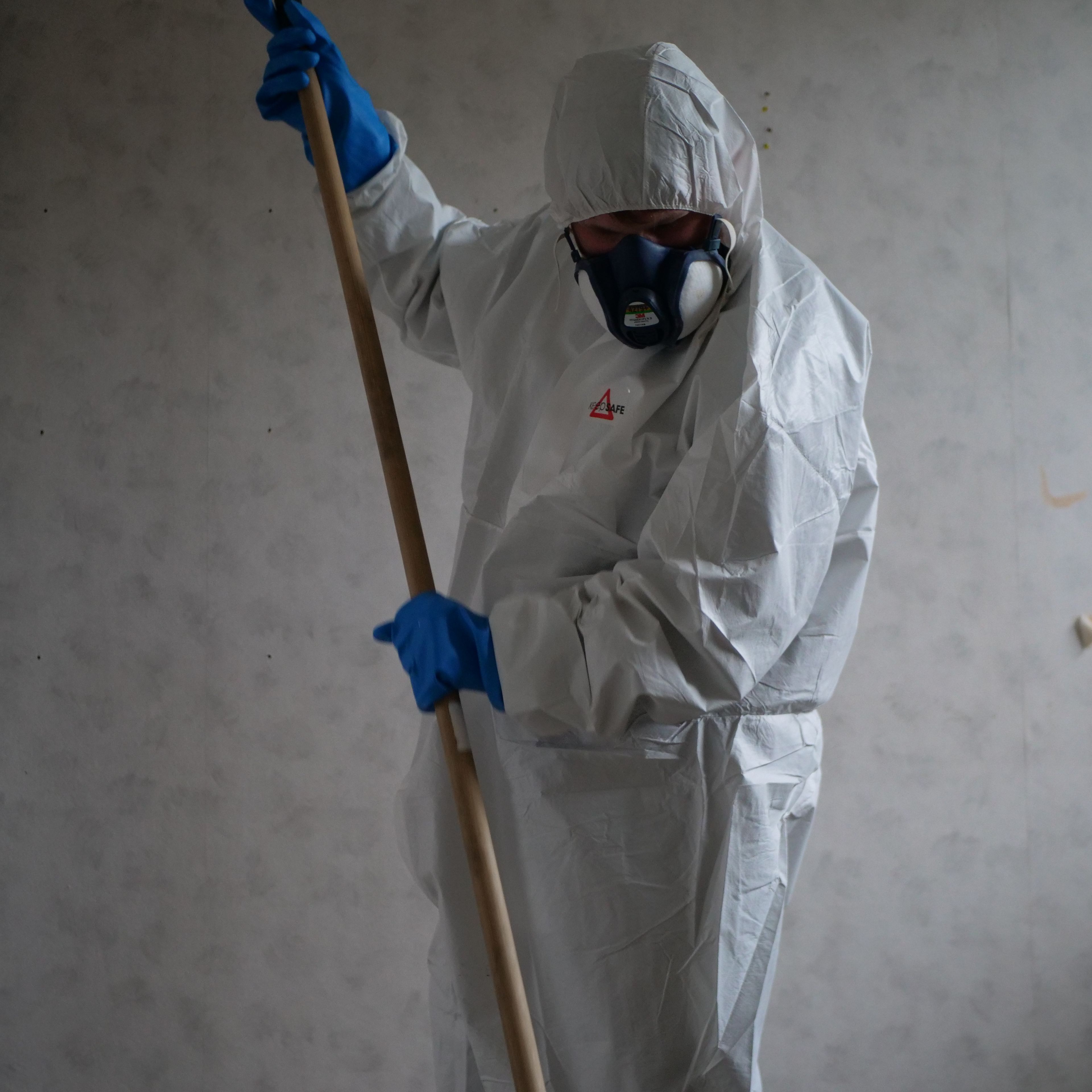 workers using protective equipment on site