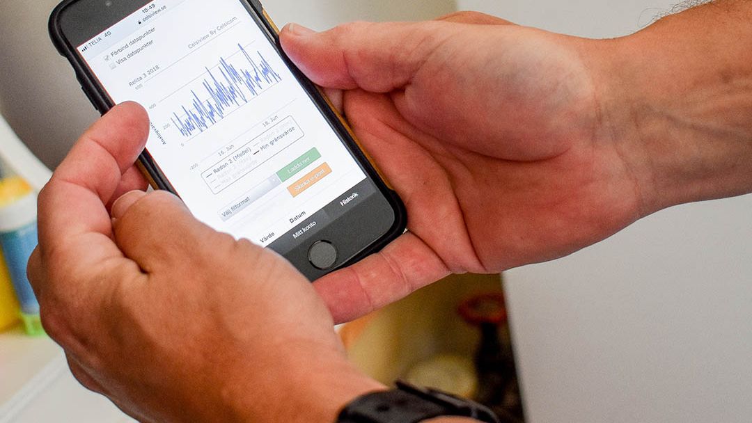 Mobil med radonmätning