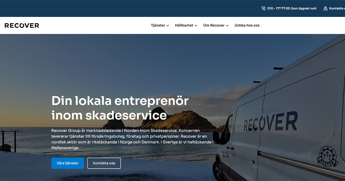 Recover Skadeservice AB logotyp