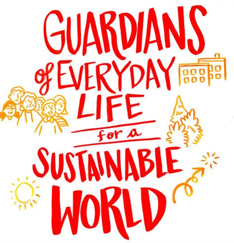 Guradians of everyday life for a sustainable world graphic