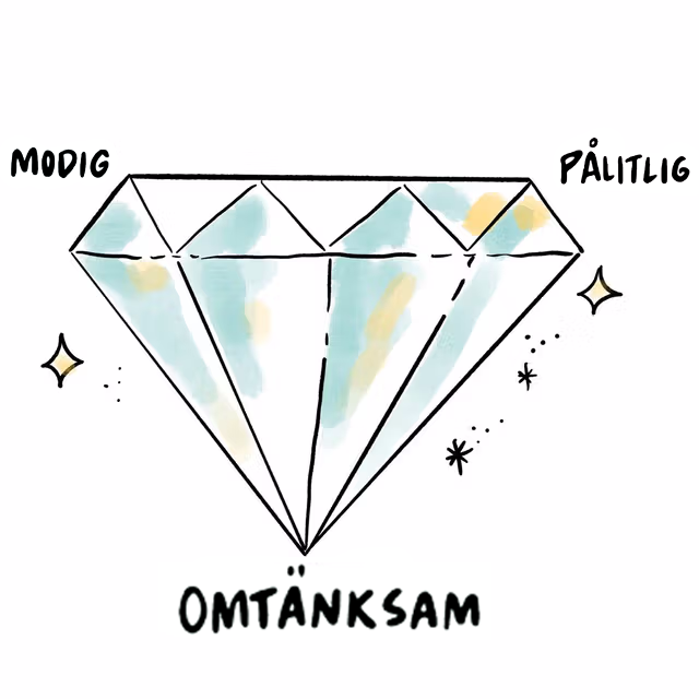Diamant och våra värdeord