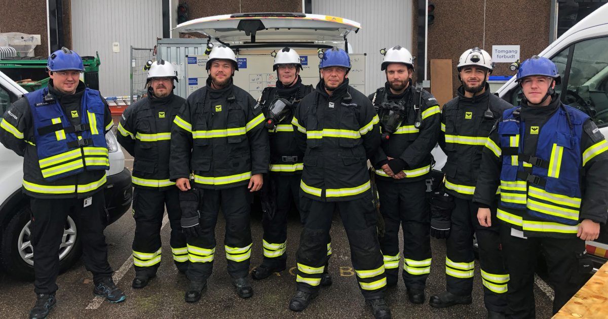 Emergency response team supporting industrial operations to reduce downtime.
