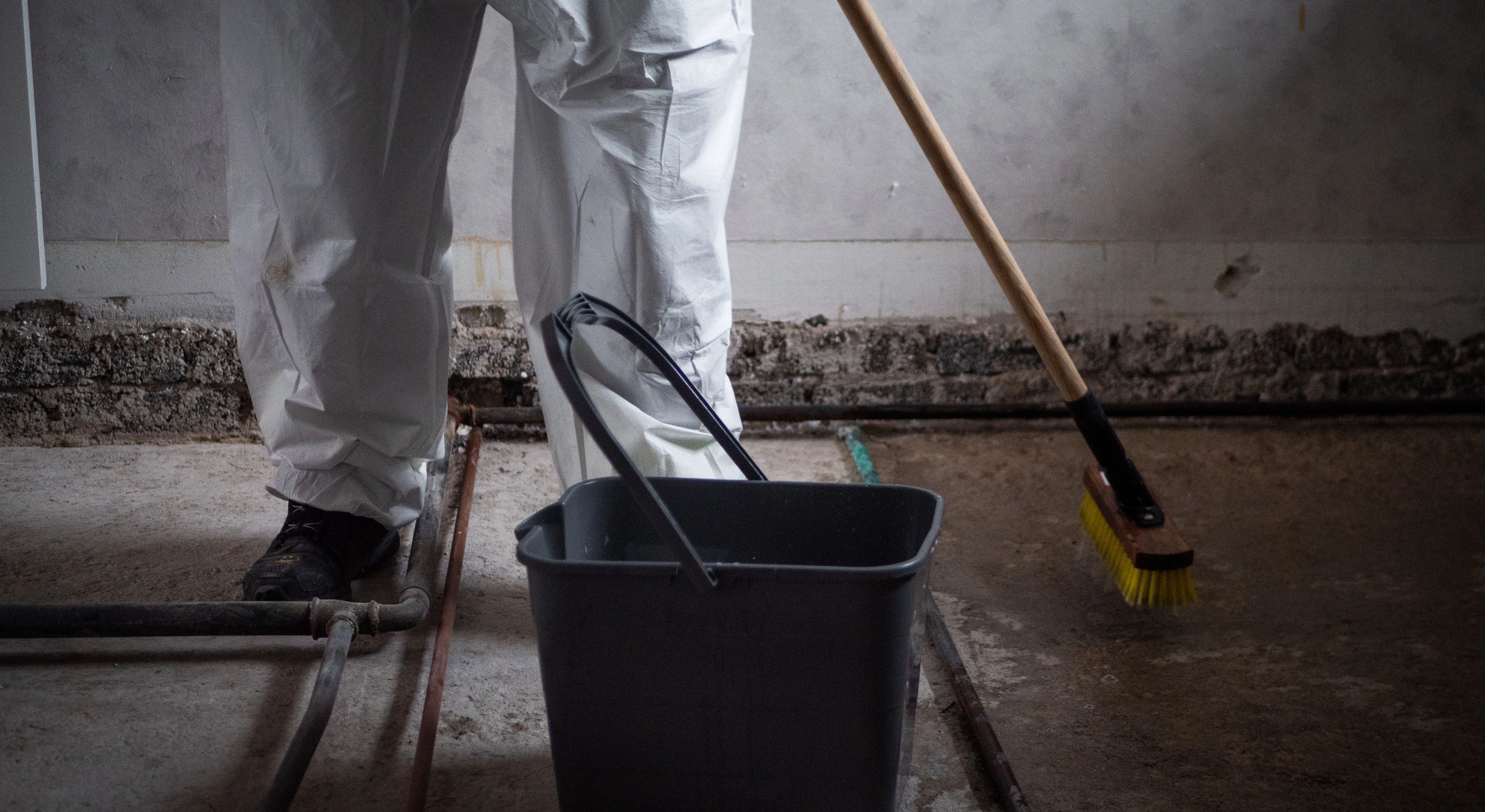 Rengjøring etter skade