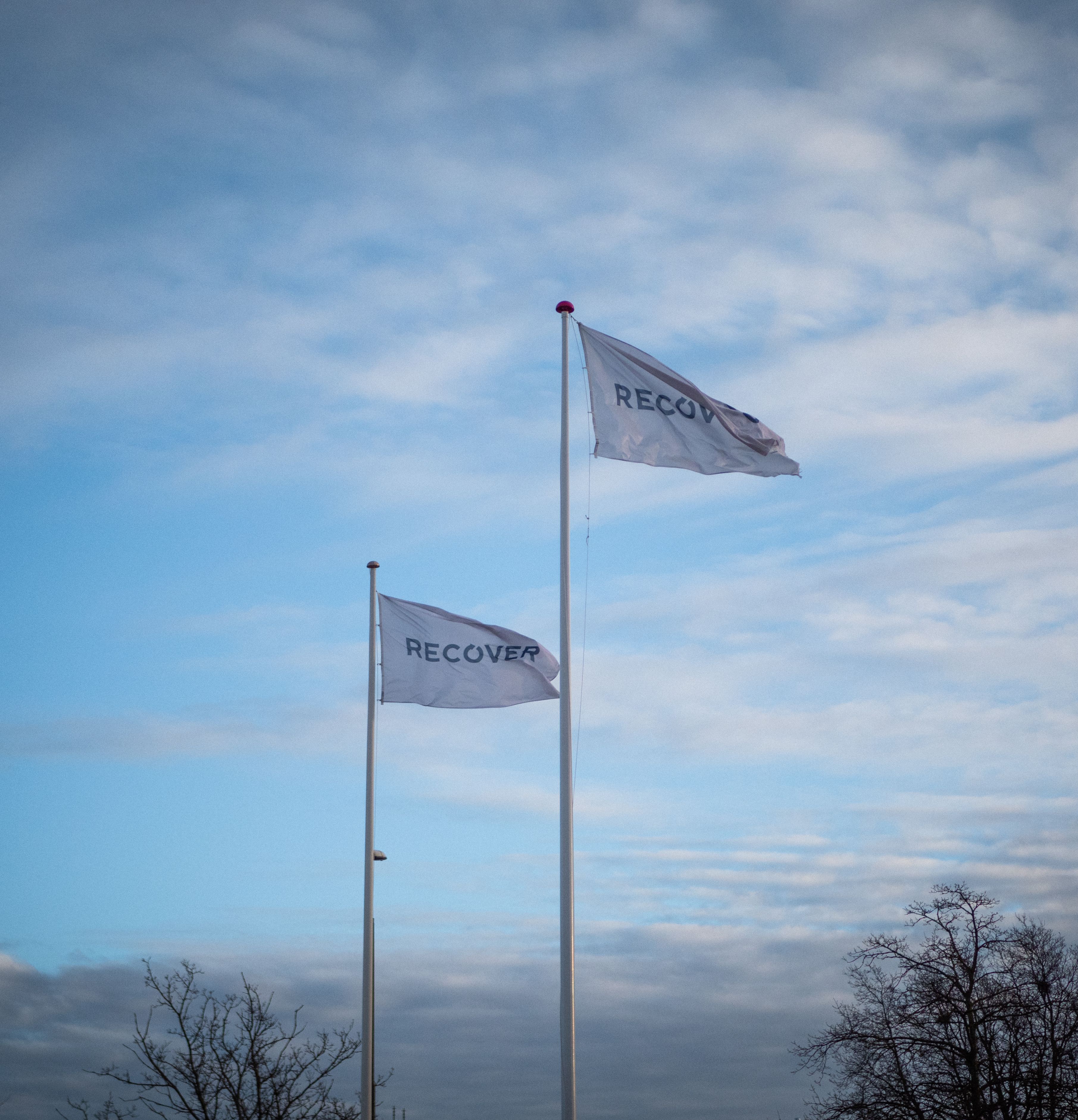 flags representing Recover Group’s presence across Scandinavian countries