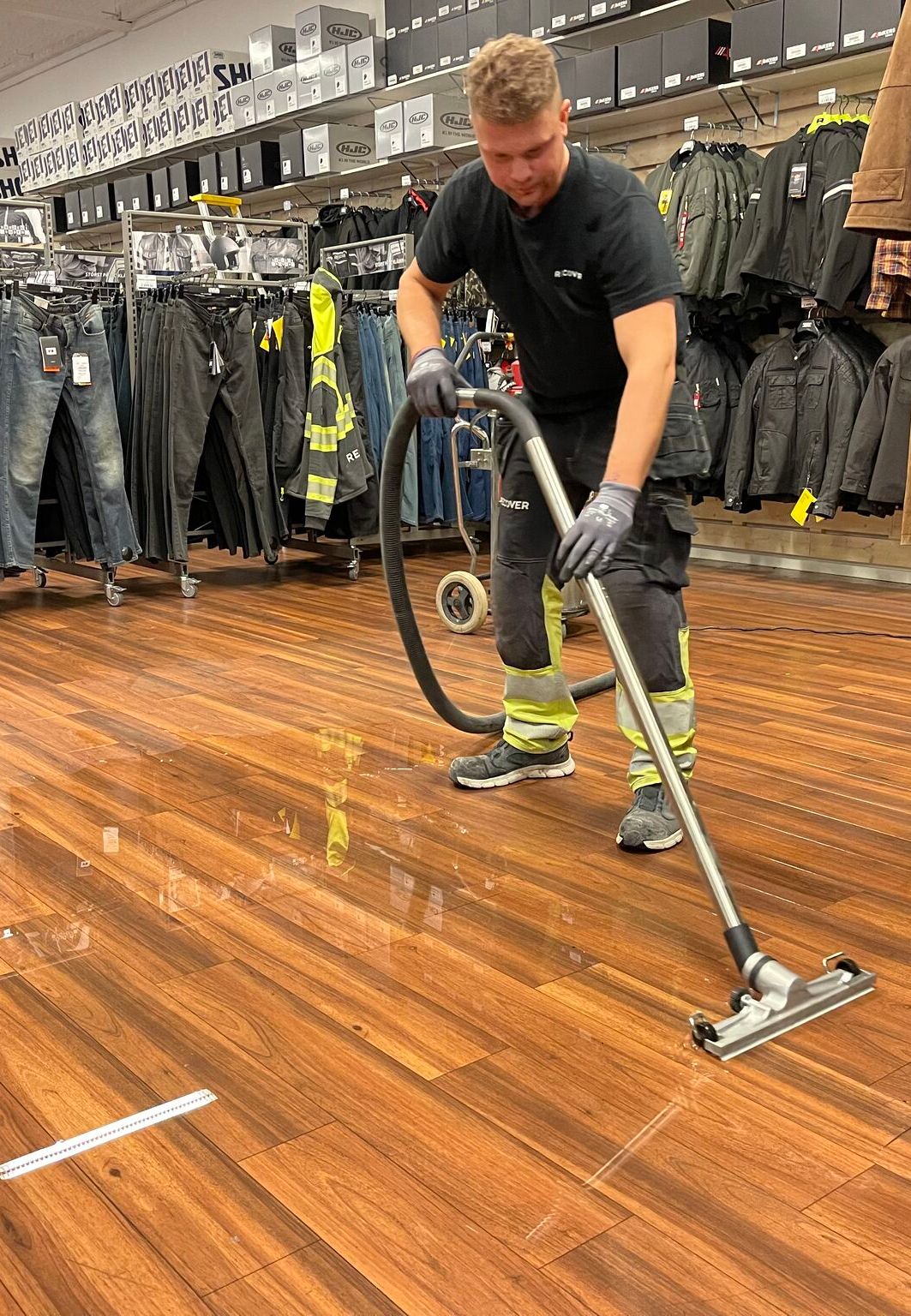 Sanering i butik