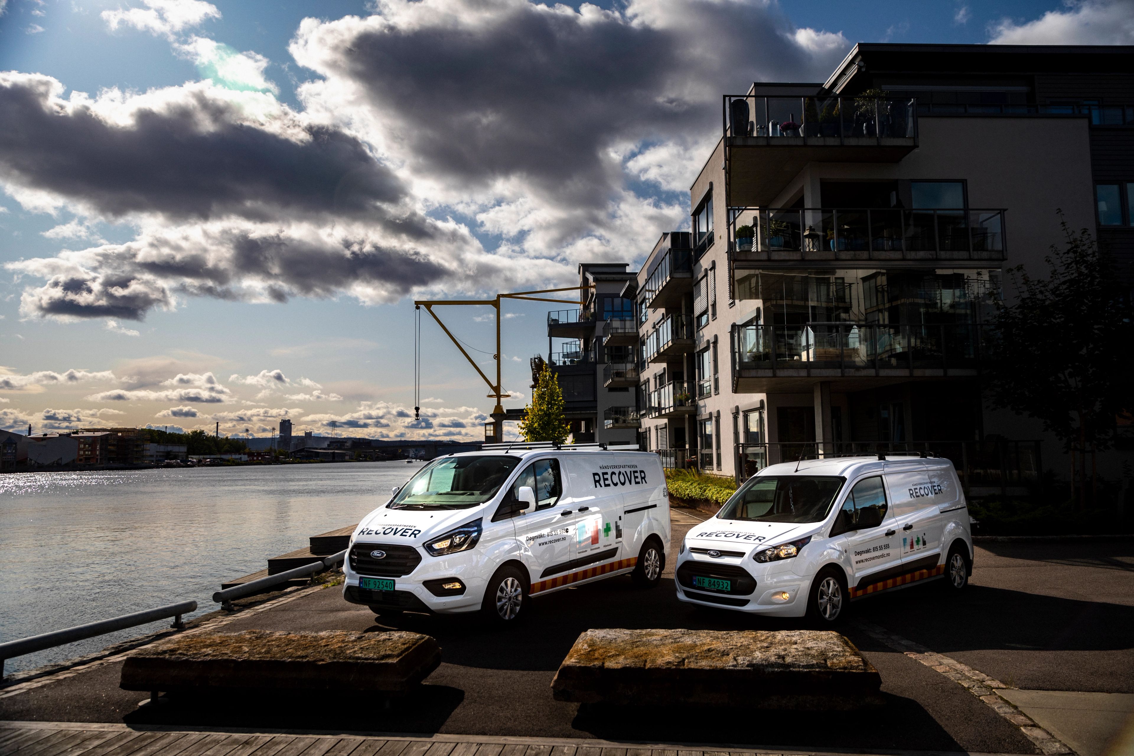Recover service vehicles in urban environment supporting damage restoration in the Nordics