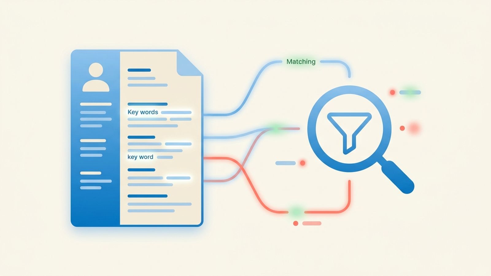 Resume keywords for ATS: highlighted keywords on resume matching job description requirements