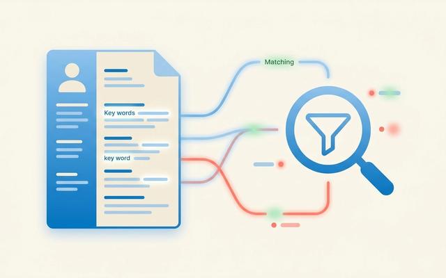 Resume keywords for ATS: highlighted keywords on resume matching job description requirements