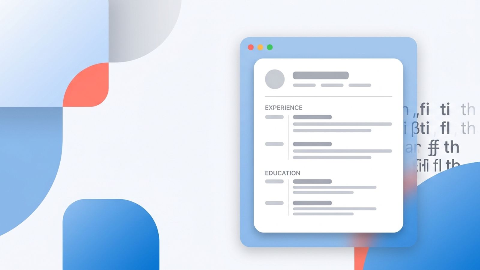 Apple Pages resume document on Mac with hints of ATS parsing problems