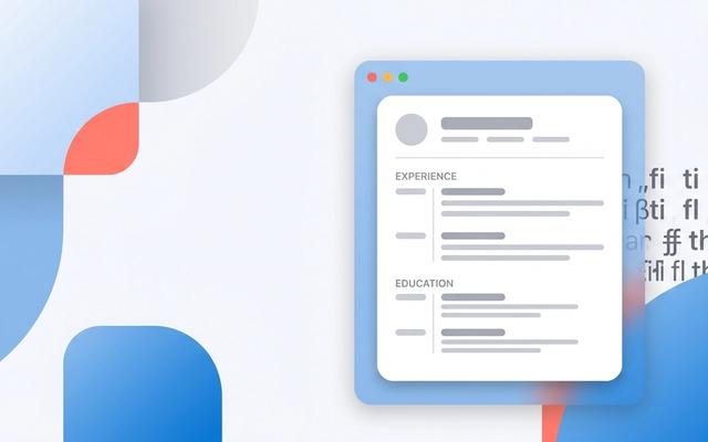 Apple Pages resume document on Mac with hints of ATS parsing problems