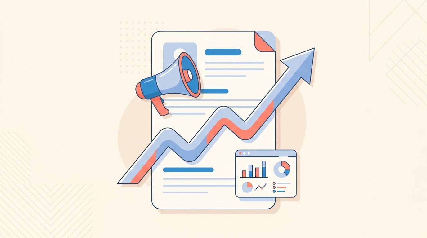 Marketing manager resume example: resume with growth chart and marketing analytics icons