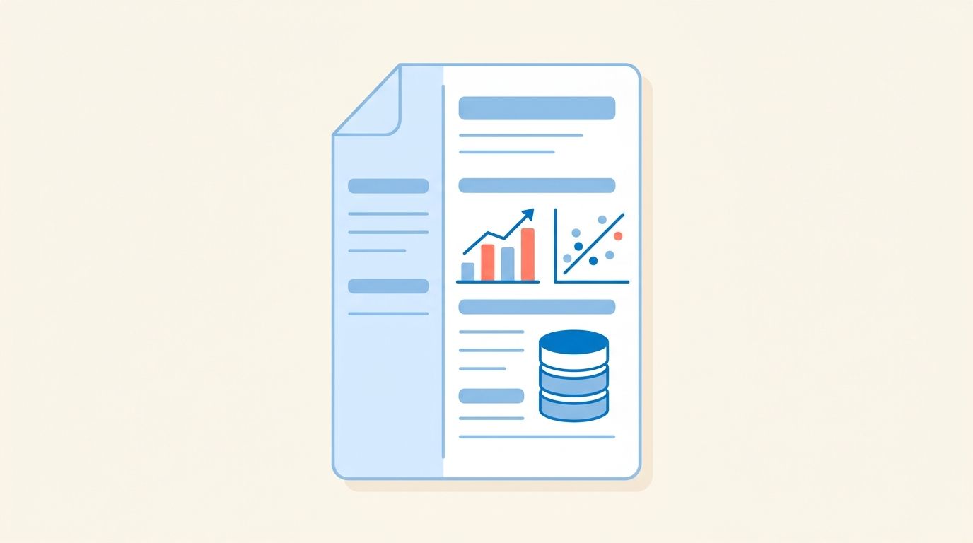 Data analyst resume example: resume with data visualization and analytics icons