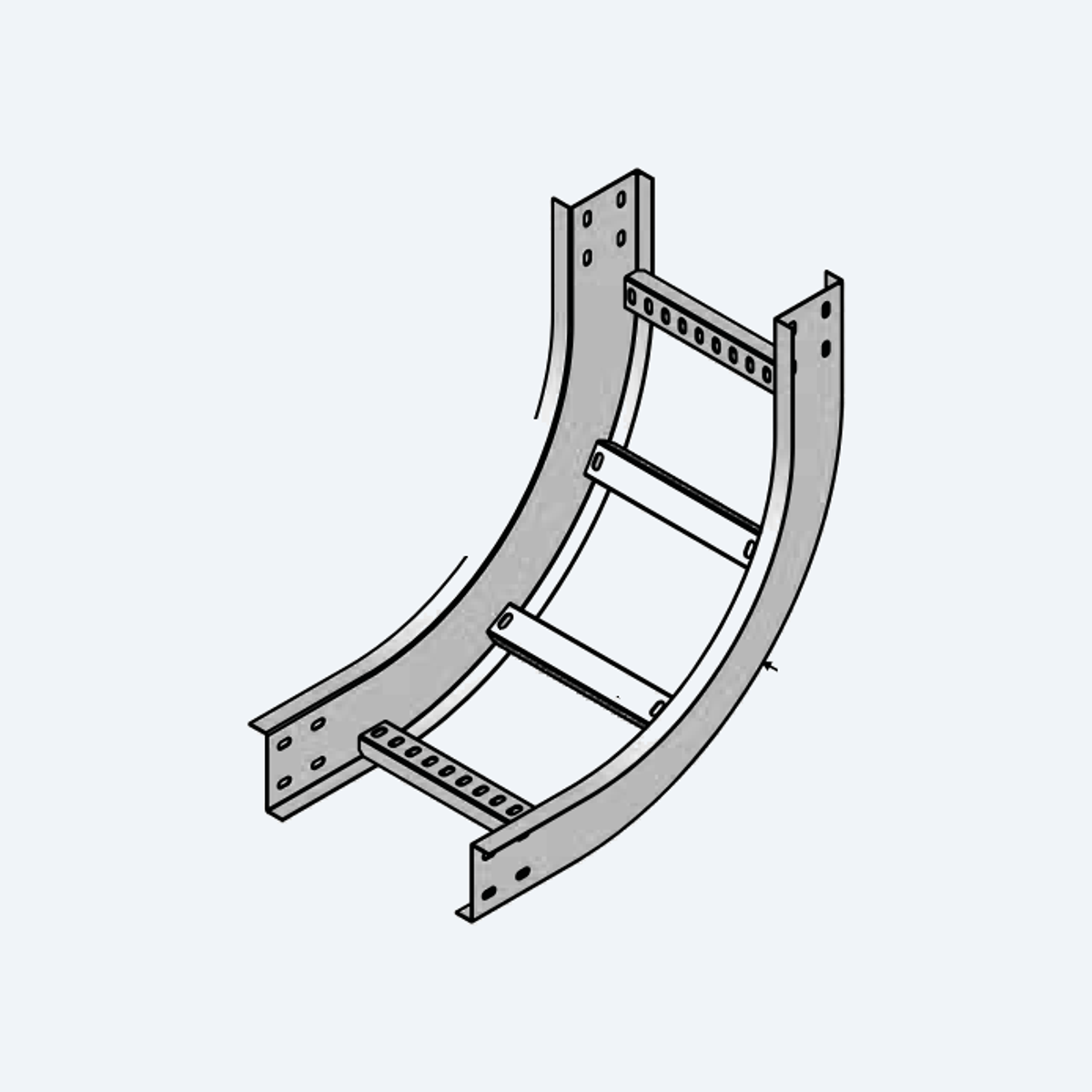 AZL 90 degree inside riser