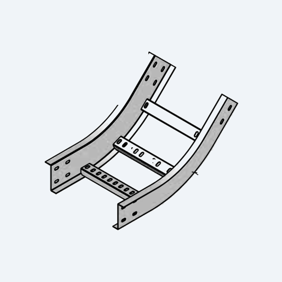 AZL 45 degree inside riser