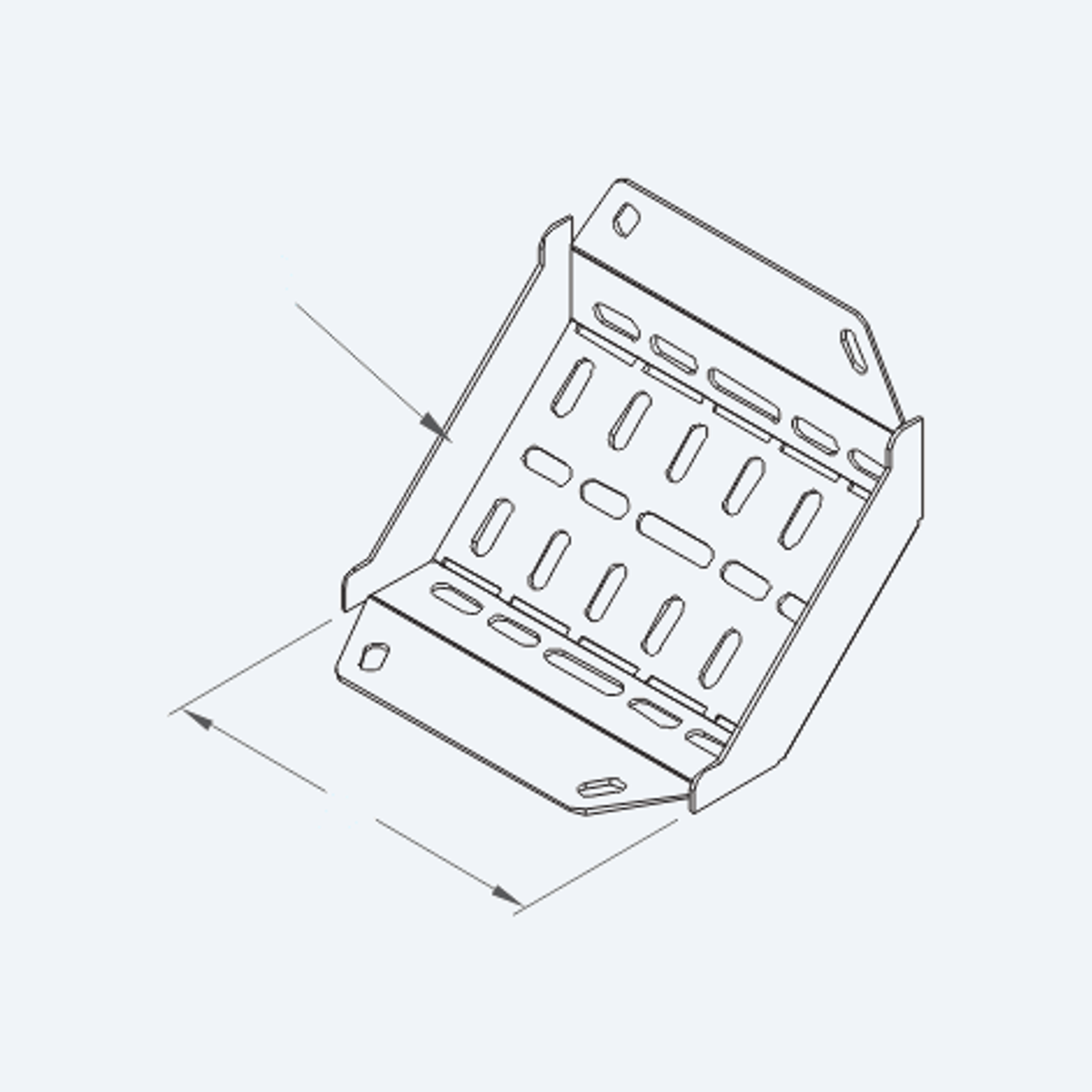 ALT 45 degree inside riser