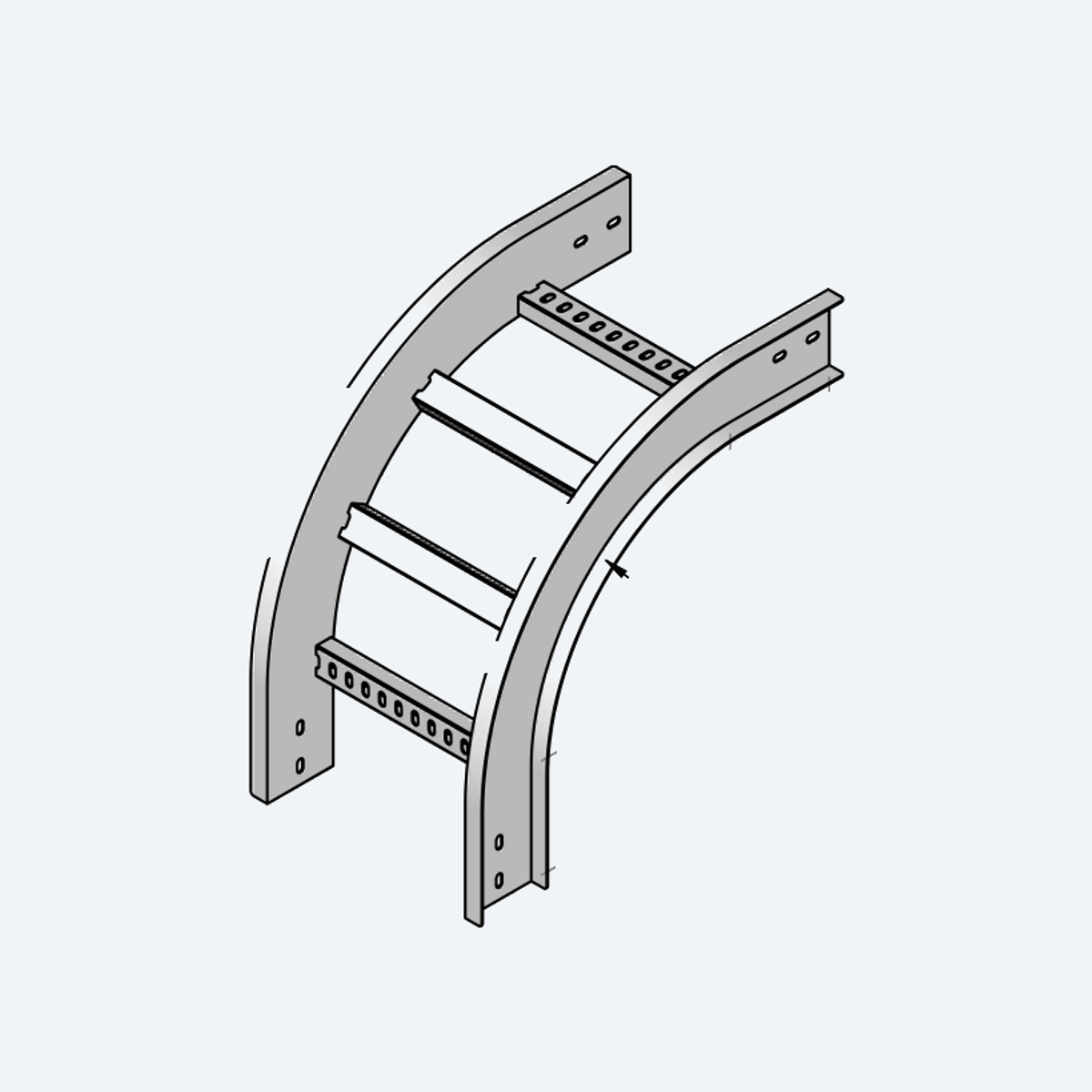 ACD 90 degree outside riser