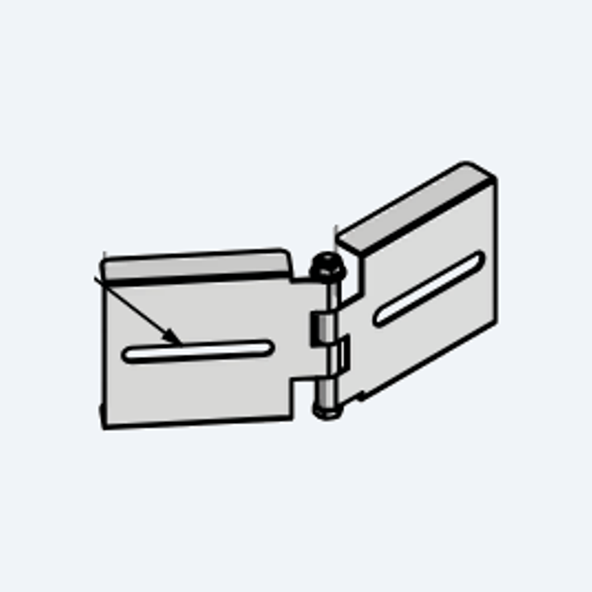 ACD horizontal adjustable splice plate