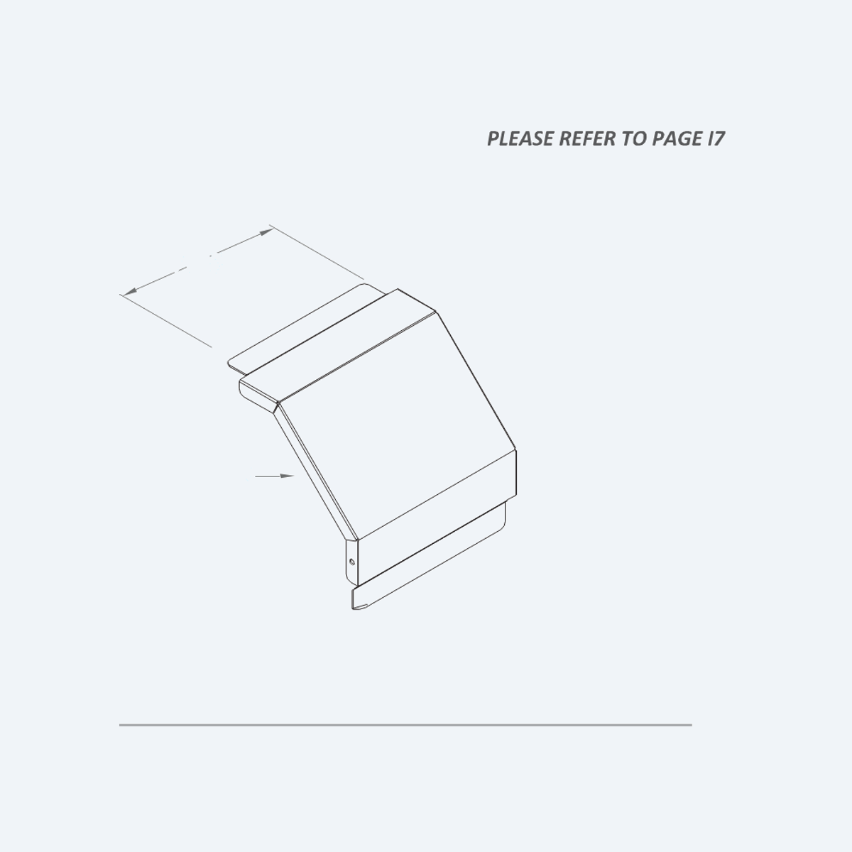 ALT 45 degree outside riser cover